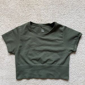 Aerie Cropped Active Shirt